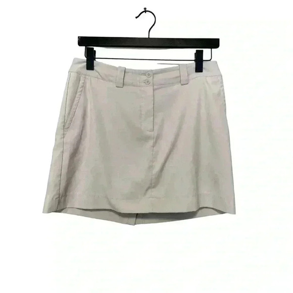 Nike Pants - Nike Off White,  Dry-Fit Golf Skort, size 10